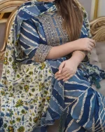 𝐂𝐨𝐭𝐭𝐨𝐧 𝐋𝐮𝐱𝐮𝐫𝐲 3 𝐩𝐢𝐞𝐜𝐞 𝐬𝐞𝐭 (Digital Blue) - Image 2