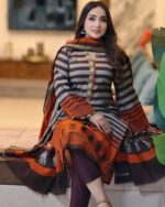 maasari Silk 3 piece set ( Sply Orange ) - Image 5