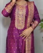 New katan 3piece set ( Purple ) - Image 5