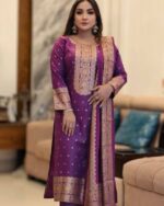 New katan 3piece set ( Purple ) - Image 4