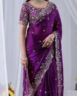 Madhuri Sharee ( Purple ) - Image 3