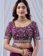 Madhuri Sharee ( Purple ) - Image 5