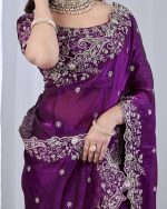 Madhuri Sharee ( Purple ) - Image 4