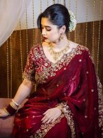 Madhuri Sharee ( Red ) - Image 3